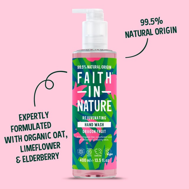 Faith In Nature dragon fruit hand wash 400ml - British product