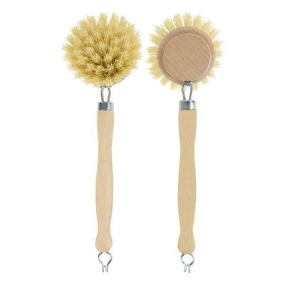 M&S Elliotts Wooden Dish Brush with Natural Tampico Fibres- Buy online at McGrocer