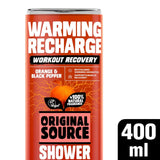 Original Source Workout Recovery Warming Recharge Shower Gel (British brand)