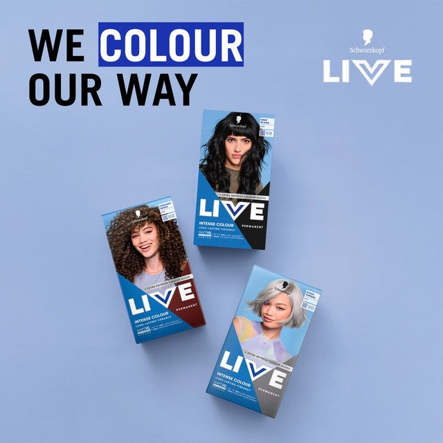 Schwarzkopf permanent hair dye 099 Deep Black, UK version