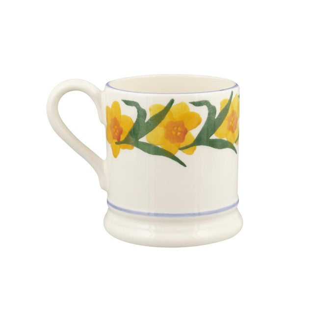 Emma Bridgewater Windblown Daffodils 1/2 pint mug (British brand)