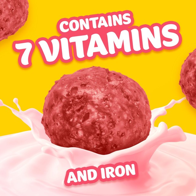 Nesquik strawberry flavoured breakfast cereal, UK version
