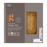 M&S Gastropub Steak Pie 500g, imported from the UK