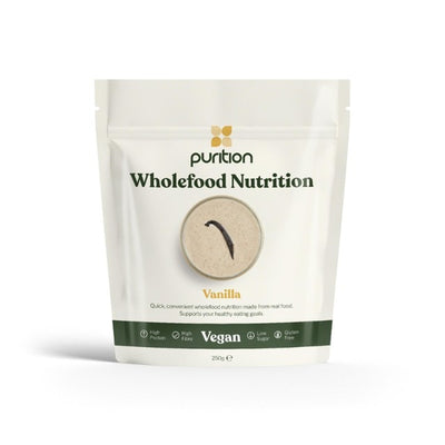 Purition Vanille Poudre de Nutrition Végétalienne à base d'Aliments Entiers 250g