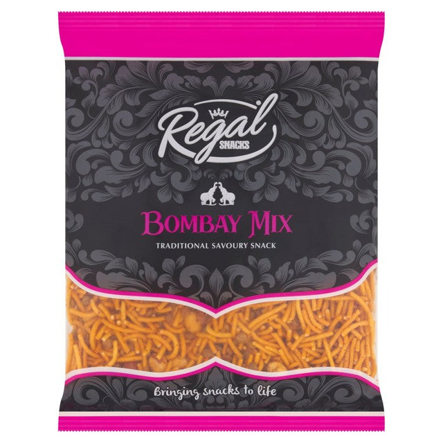 Regal Bombay Mix savoury snack 300g, imported from the UK