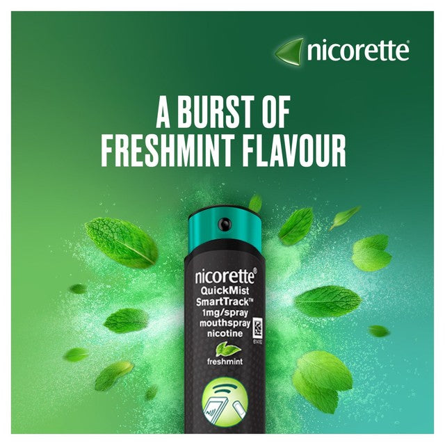 Nicorette Smart Track munnspray duo pakke 150 sprayer, importert fra Storbritannia