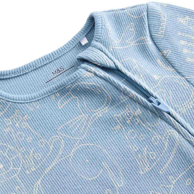 M&S M&S Safari Reißverschluss-Schlafanzug ohne Füße Gelb Baby-Schlafanzug 3-6 Monate - Jetzt bei McGrocer online kaufen