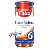 Meica Frankfurter Pork Hot Dog Sausages 375g, imported from the UK