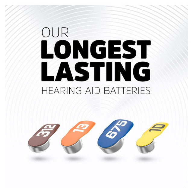 Energizer hearing aid batteries size 13 8-pack - British product