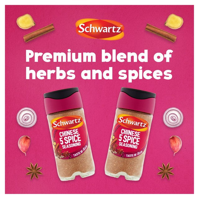 Schwartz Chinese 5 Spice Seasoning 58g (British brand)