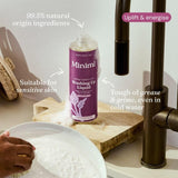 Miniml washing up liquid rhubarb lemon - British product
