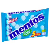 Mentos chewy mint sweets multipack 5 x 38g, imported from the UK