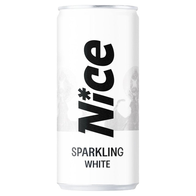 NICE Sparkling White Canned Wine 200ml, imported from the UK