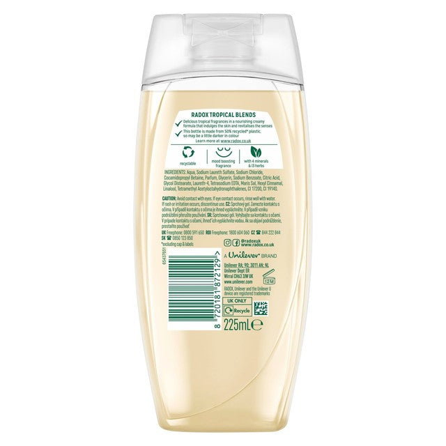 Radox Feel Nourished Shower Gel coconut and pineapple, UK version