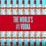 Smirnoff Red Label Vodka 1L (British brand)