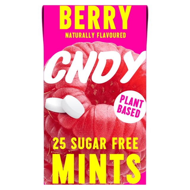 CNDY berry sugar free mints 25g - British product
