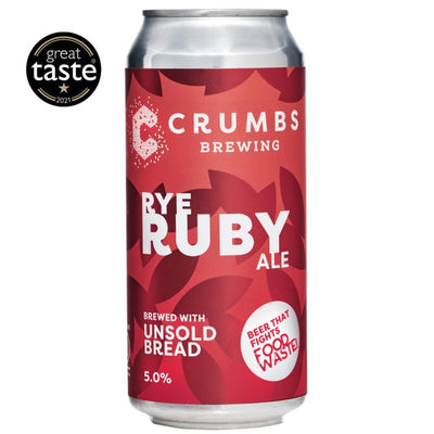 M&S Crumbs Brewing Rye Ruby Ale Beer 440ml- Buy online at McGrocer