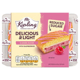 Mr Kipling Angel Cake Slices with Raspberries 6-pack, imported from the UK