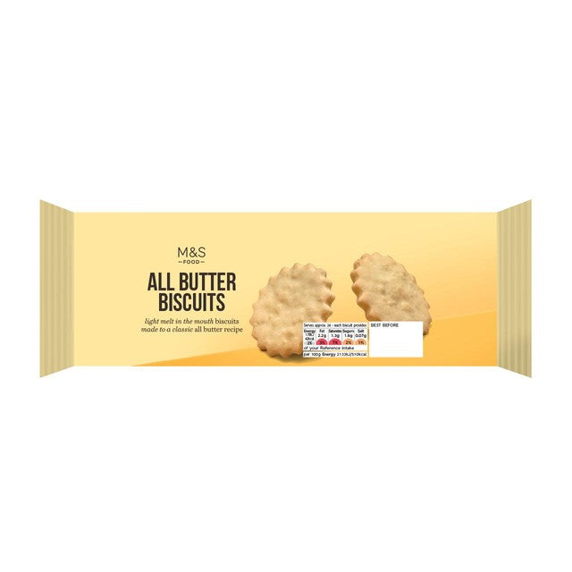 M&S all butter Viennese biscuits 200g, imported from the UK