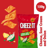 Cheez-it baked snacks cheese and sour cream flavour 150g - British product