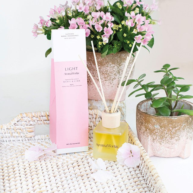 Wax Lyrical Basil & Lime reed diffuser 100ml - British product