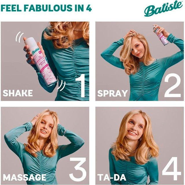 Batiste dry shampoo sensitive scalp fragrance free 200ml - British product