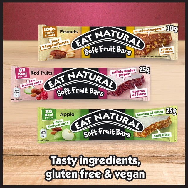 Eat Natural Red Berries fruit bars 4 x 25g - British product