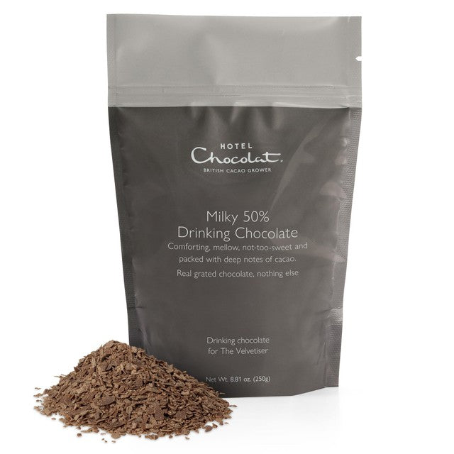 Hotel Chocolat Milky 50% drinking chocolate 250g, UK version