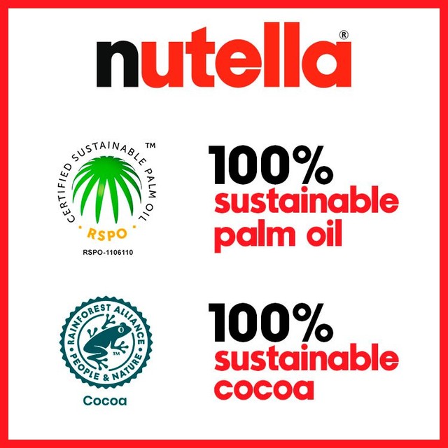 Nutella hazelnut chocolate spread 350g, imported from the UK