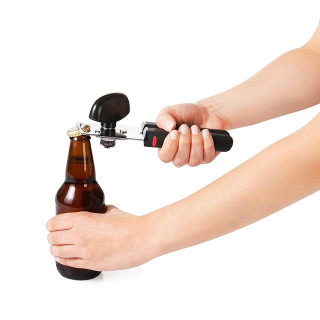 OXO SoftWorks can opener with bottle opener, imported from the UK