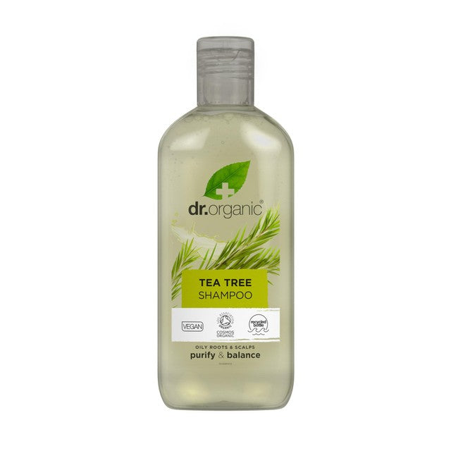 Dr Organic tea tree shampoo 265ml - British product