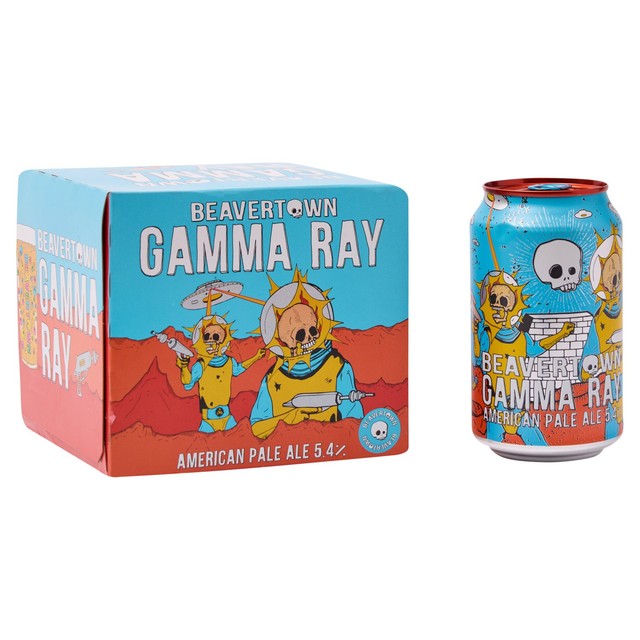 Beavertown Gamma Ray APA Craft Beer 4 x 330ml - Britisches Produkt
