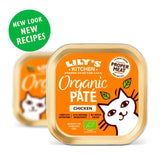 Lily's Kitchen organic chicken dinner cat food paté 85g, UK version