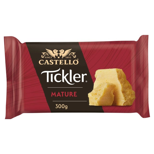 Castello Tickler Mature Cheddar Cheese 300g - British product