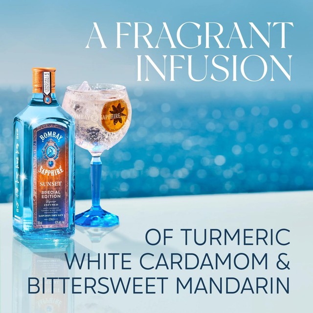 Bombay Sapphire Sunset Special Edition Gin 70cl - British product
