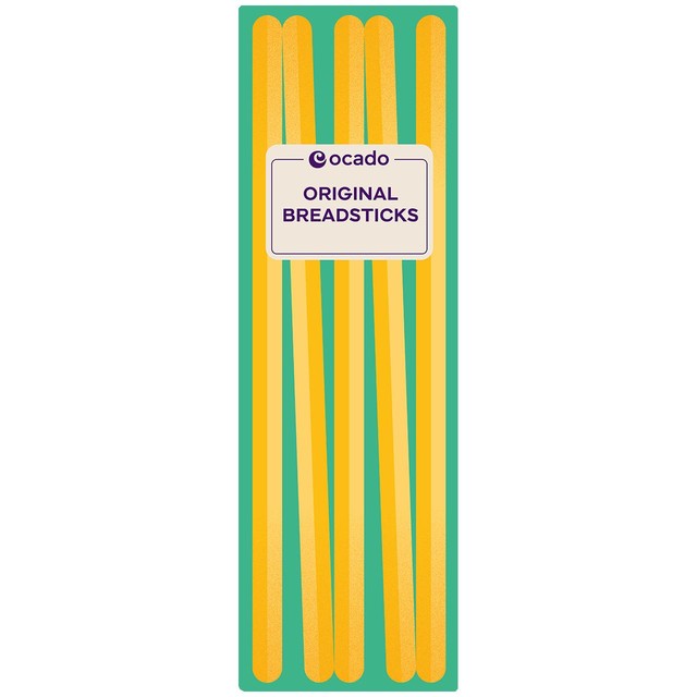 Ocado original breadsticks 125g, imported from the UK