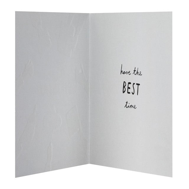M&S Celebration Treats birthday card 15cm x 15cm, imported from the UK
