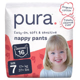 Pura Nappy Pants Size 7, imported from the UK