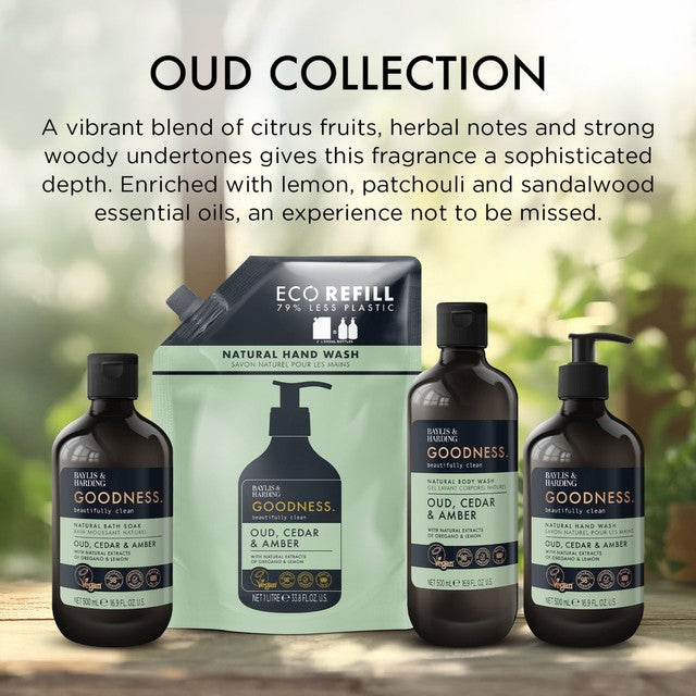 Baylis & Harding Oud Cedar Amber bath soak 500ml (British brand)