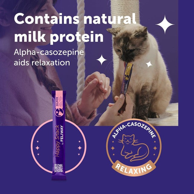 Feliway cat calming salmon treats (British brand)