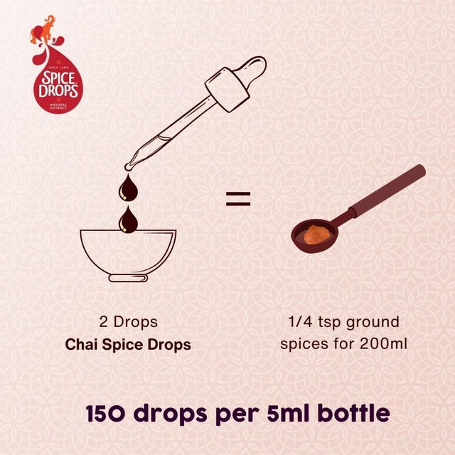 Holy Lama Spice Drops chai spices extract 5ml (British brand)