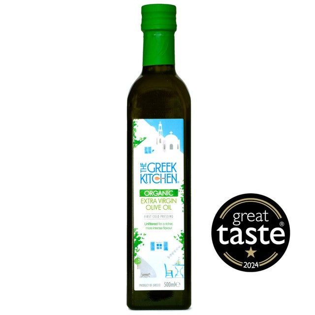 Olive Branch organic unfiltered extra virgin olive oil 500ml (British brand)