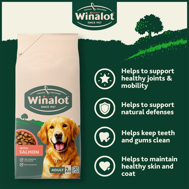 Winalot adult salmon dry dog food (British brand)