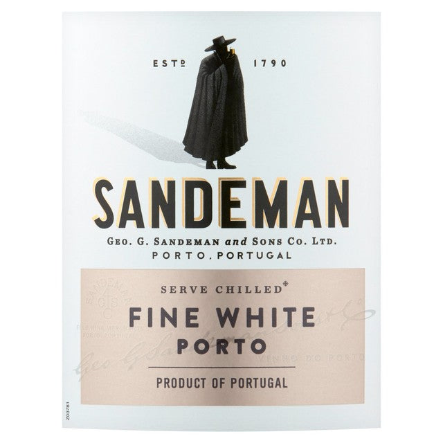 Sandeman White Port 75cl (British brand)