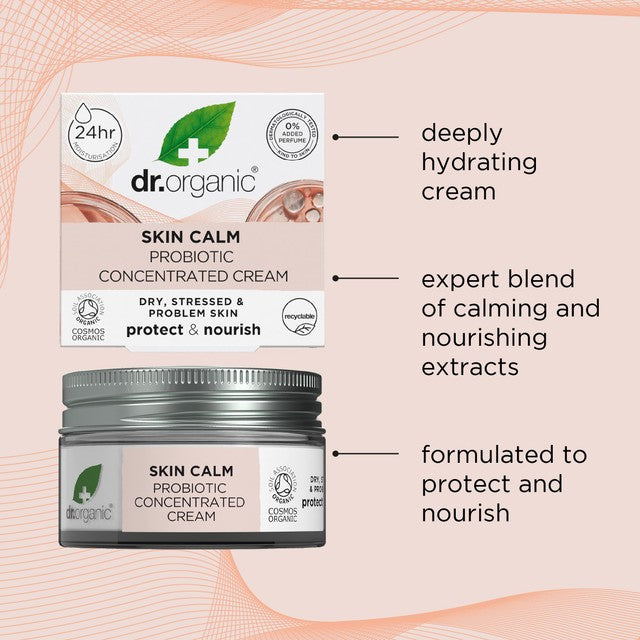 Dr Organic Skin Probiotic Calm Cream 50ml - British product