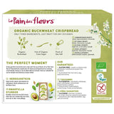 Le Pain Des Fleurs buckwheat crispbread 150g, UK version