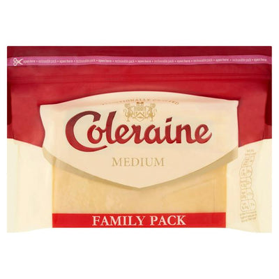 Sainsburys Coleraine Medium Cheddar Cheese 540g- Buy online at McGrocer