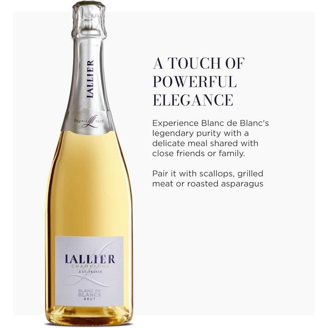 Lallier Champagne Blanc de Blancs 75cl, UK version