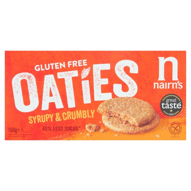 Nairn's Gluten Free Oaties biscuit 160g, imported from the UK