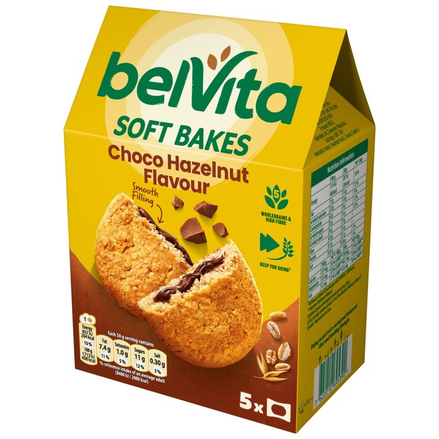 Belvita Choco Hazelnut Soft Bakes - British product